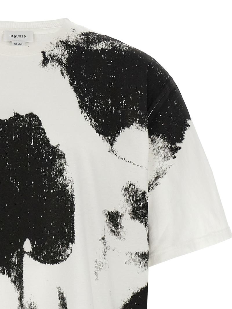 Alexander McQueen Skull T-Shirt - White/Black