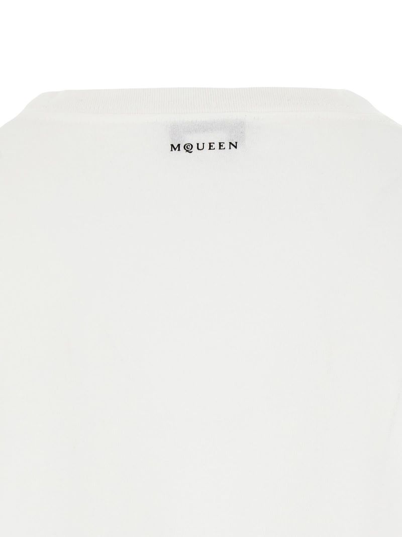 Alexander McQueen Skull T-Shirt - White/Black