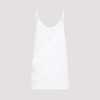 MM6 Maison Margiela Silk Mini Dress - Off White - Thumbnail 4