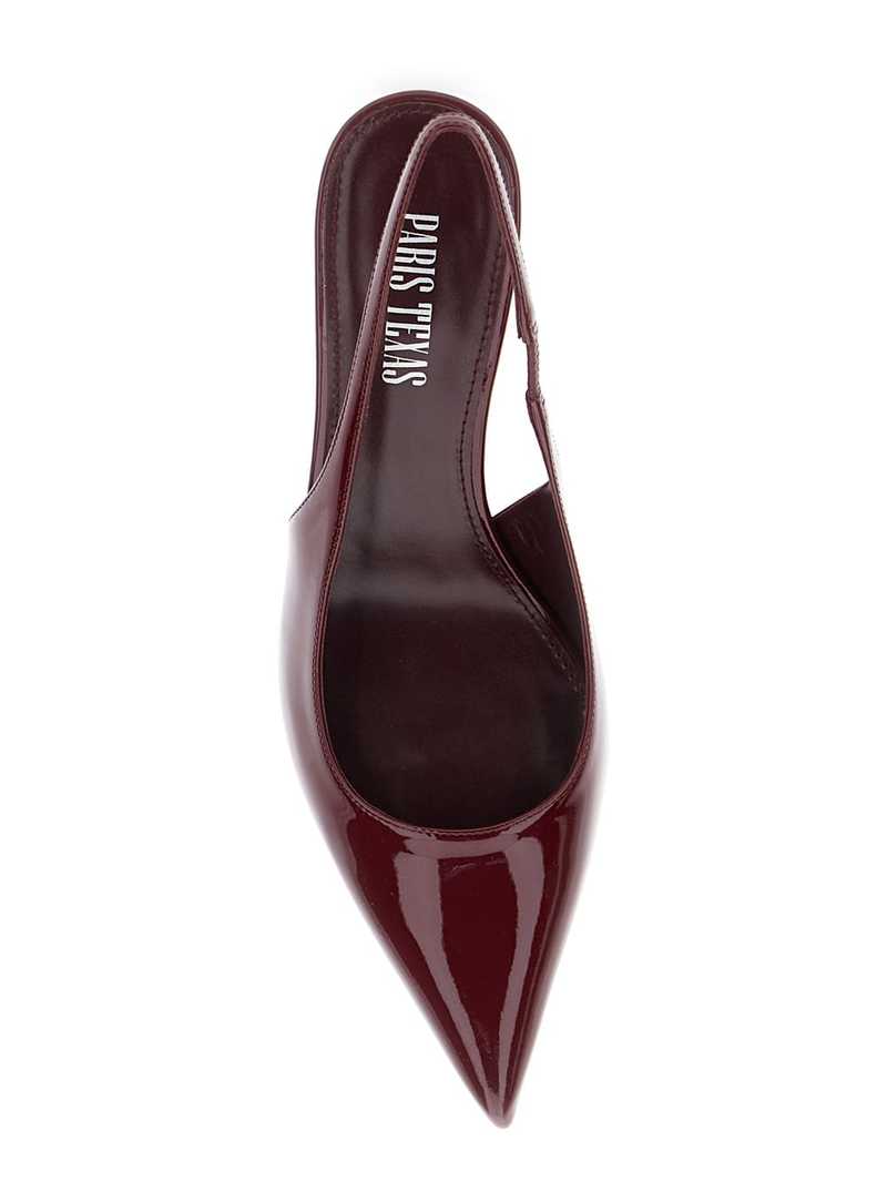 Paris Texas Lidia Slingback Pumps - Rouge Noir