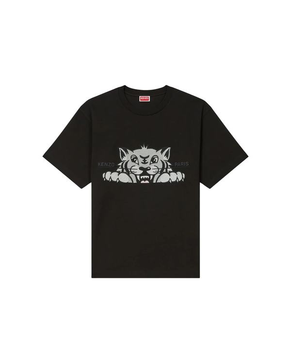 Kenzo Happy Tiger Embroid T-Shirt - J Black