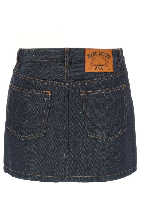 A.P.C. Marc Jacobs Capsule The Skirt Mini Skirt - Blue