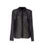 MM6 Maison Margiela Transparent Shirt - Black - Thumbnail 1