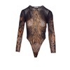 Jean Paul Gaultier The Wood Print Longsleeves Top - Thumbnail 1