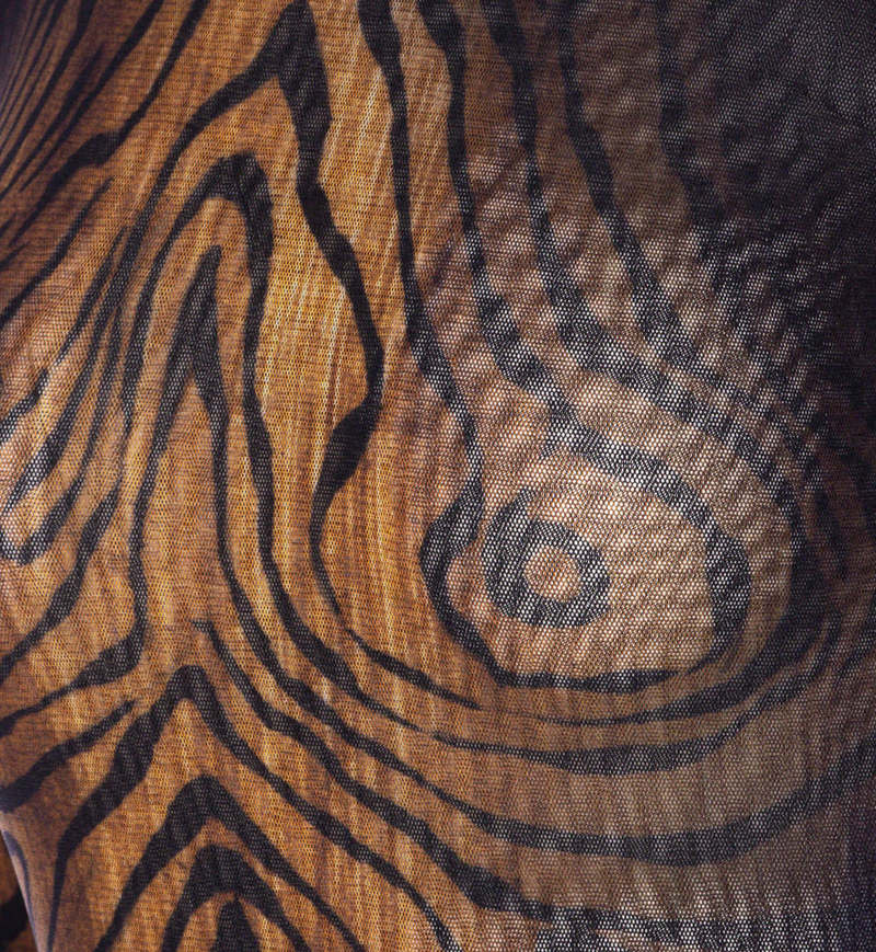 Jean Paul Gaultier The Wood Print Longsleeves Top