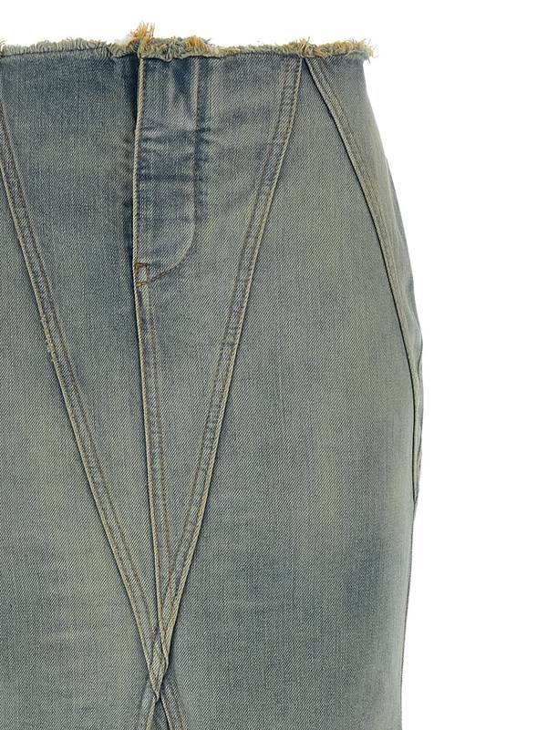 Off-White Jane Skirt - Light Blue