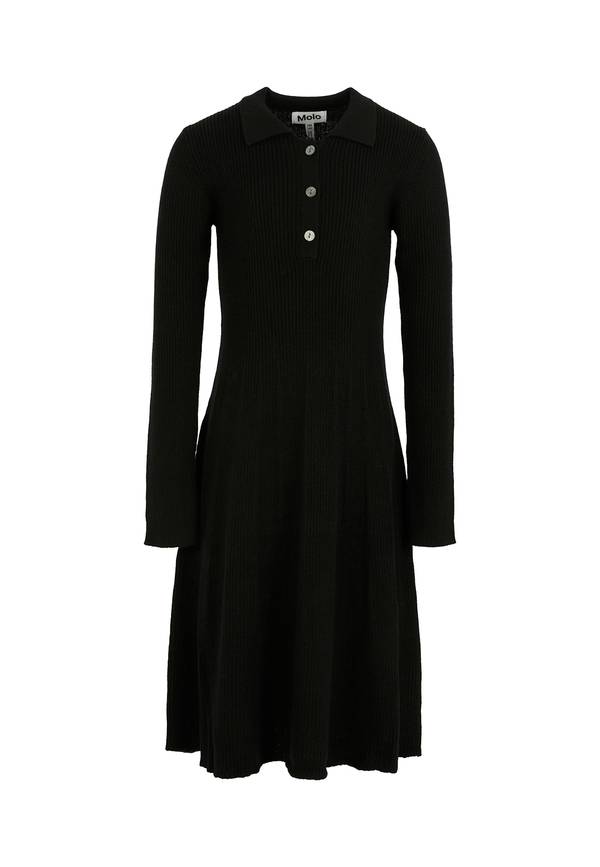 MOLO Ribbed Knit Dress - Black