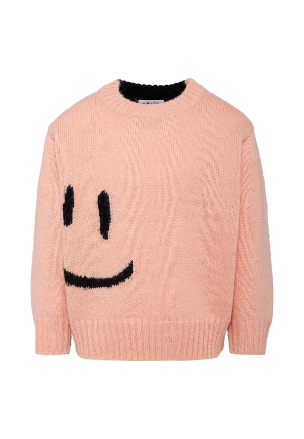 KIDS MOLO Smiley Sweater - Pink