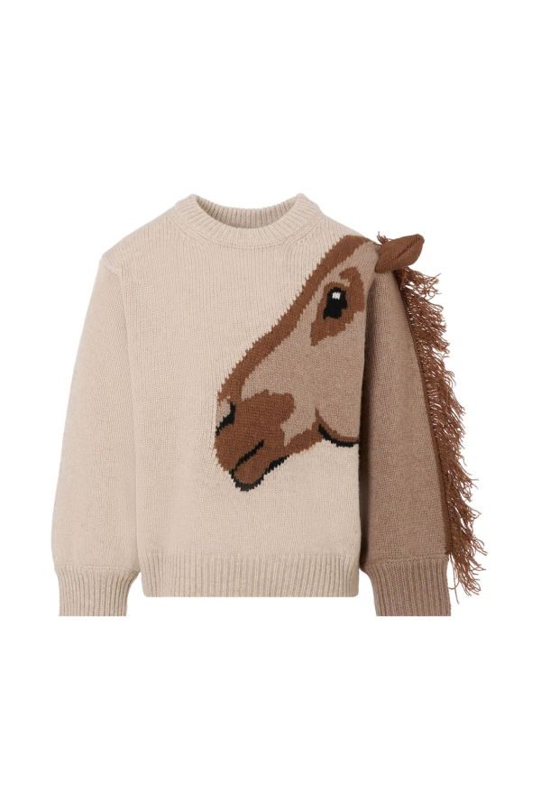 MOLO Horse Sweater - Beige