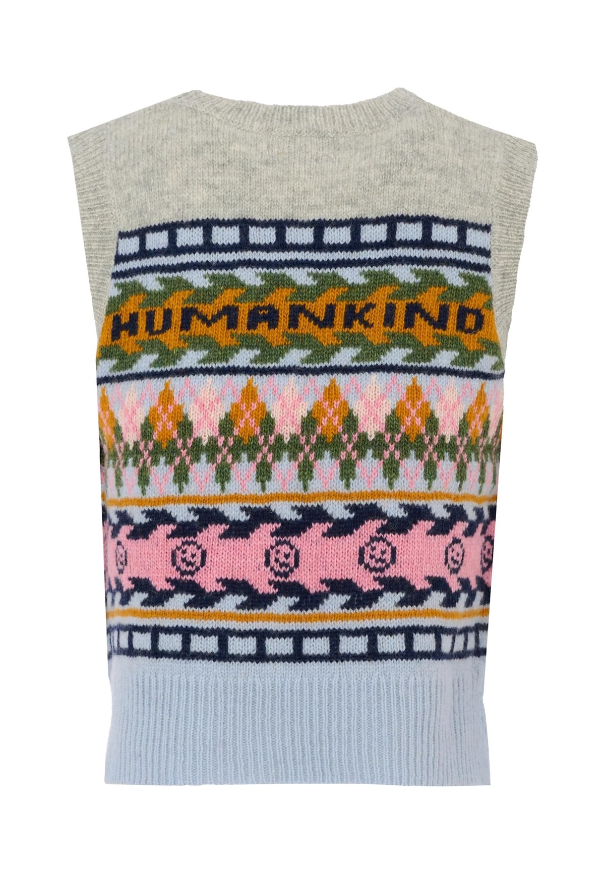 MOLO Vest Sweater With Jacquard Pattern - Multicolor - Image 2 of 3