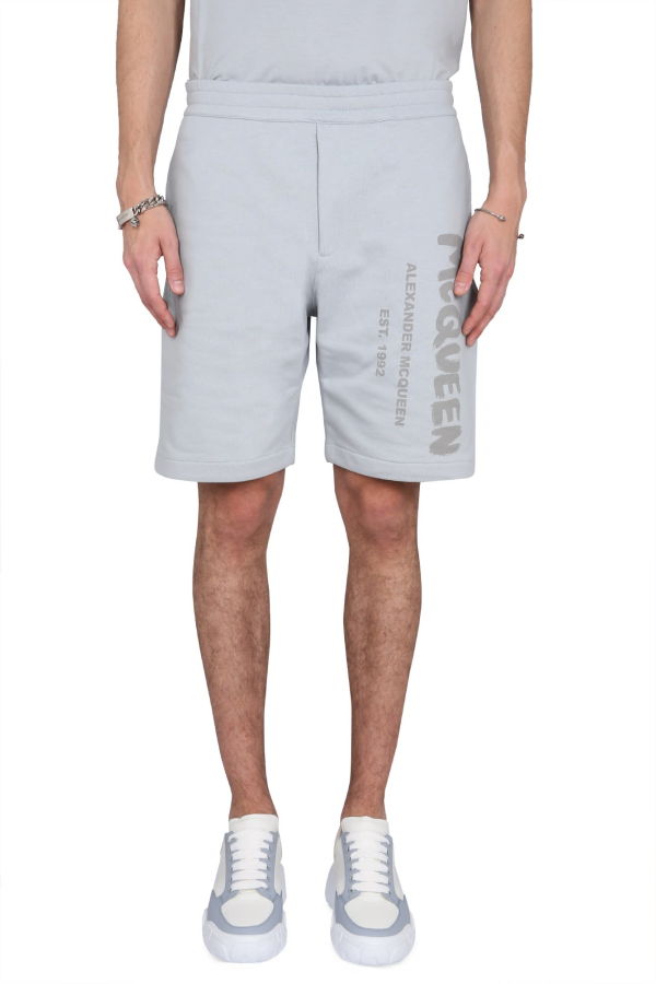 Alexander McQueen Bermuda Shorts - Gray