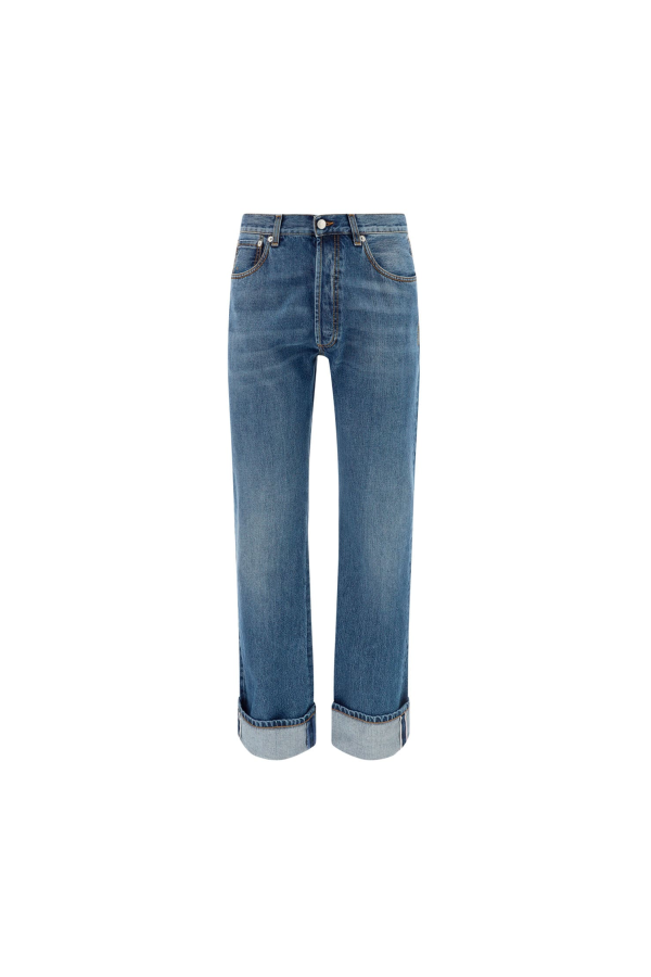 Alexander McQueen Five Pocket Jeans - Blue Washed