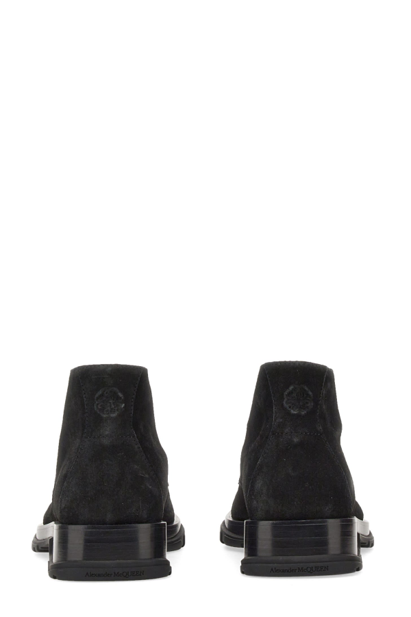 Alexander McQueen Suede Boot - Black