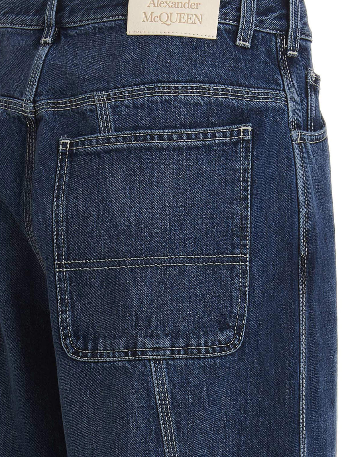 Alexander McQueen Denim Jeans - Blue - Image 4 of 4