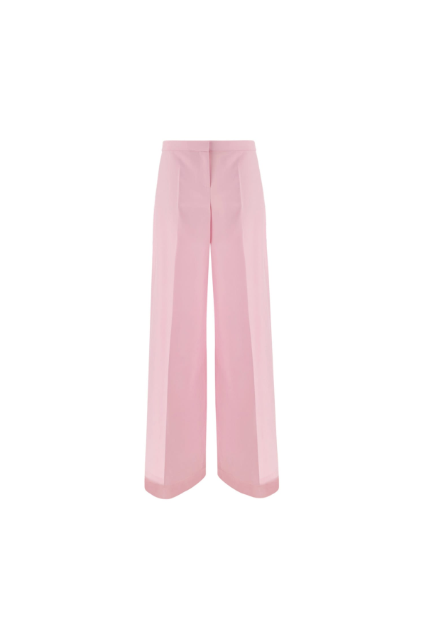 Alexander McQueen Wool Pants - Porcelain