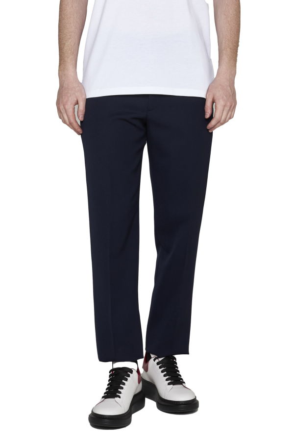 Alexander McQueen Tailored Cigarette Pants - Bright Navy