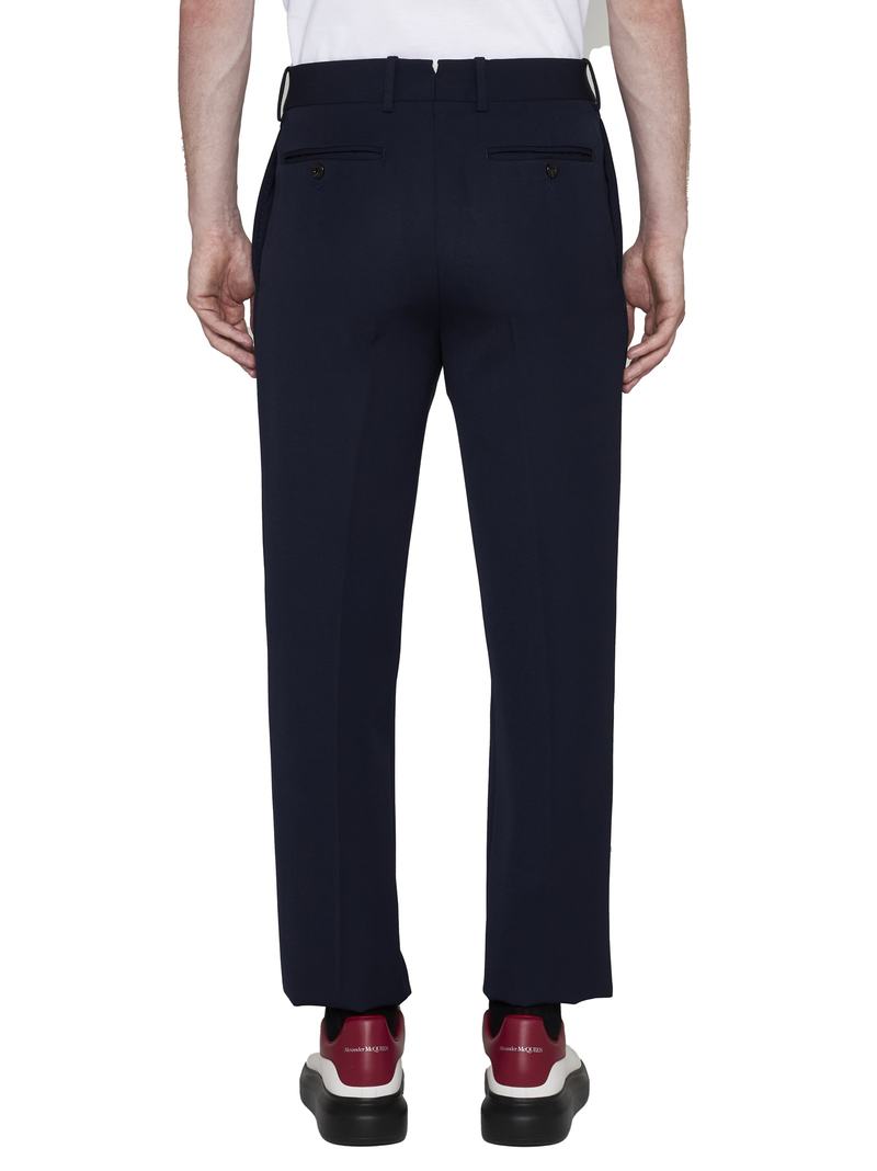 Alexander McQueen Tailored Cigarette Pants - Bright Navy