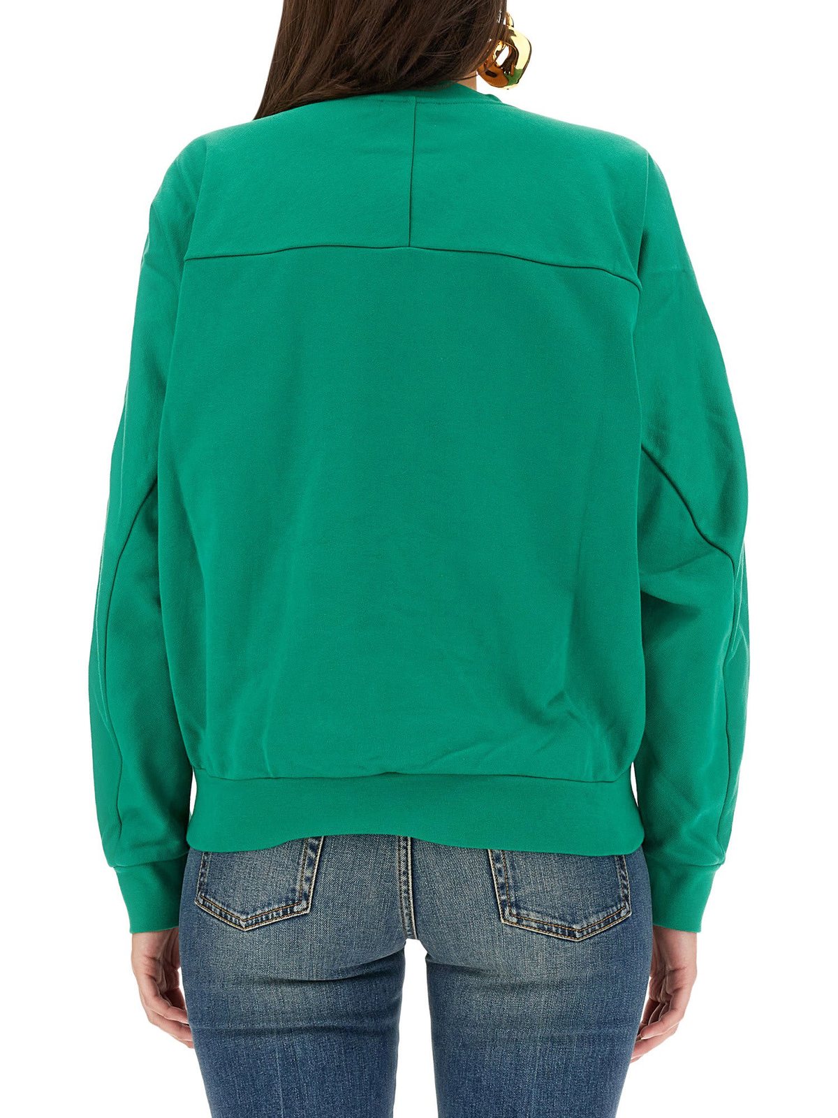Alexander McQueen Varsity Skull Sweatshirt - Green - Image 2 of 4