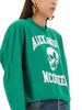 Alexander McQueen Varsity Skull Sweatshirt - Green - Thumbnail 3