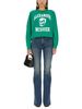 Alexander McQueen Varsity Skull Sweatshirt - Green - Thumbnail 4