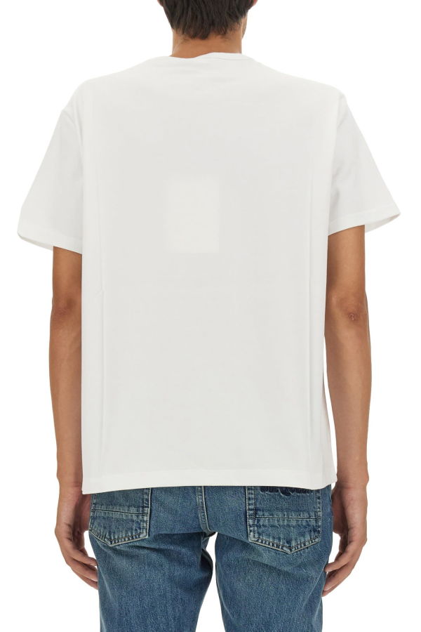 Alexander McQueen Logo Print Skull T-shirt - White