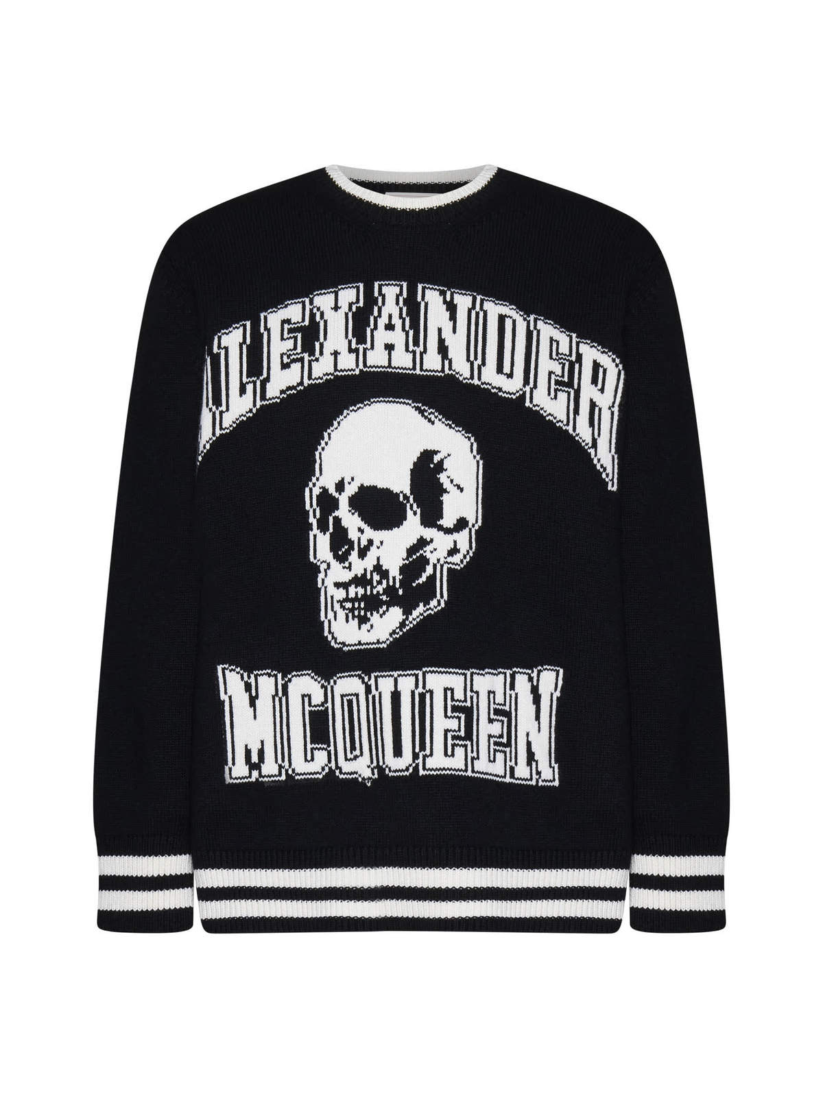 Alexander McQueen Varsity Sweater - Nero - Image 1 of 5