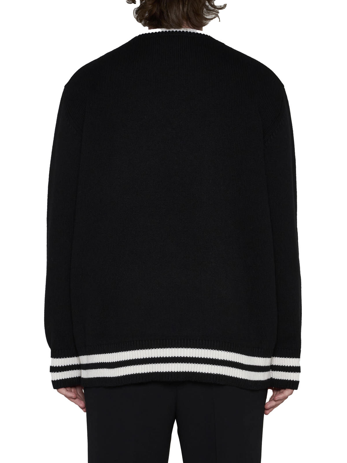 Alexander McQueen Varsity Sweater - Nero - Image 4 of 5