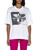 Alexander McQueen Photographic Orchid T-shirt - White - Thumbnail 3