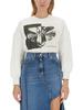 Alexander McQueen Printed Sweatshirt - Multicolor - Thumbnail 1