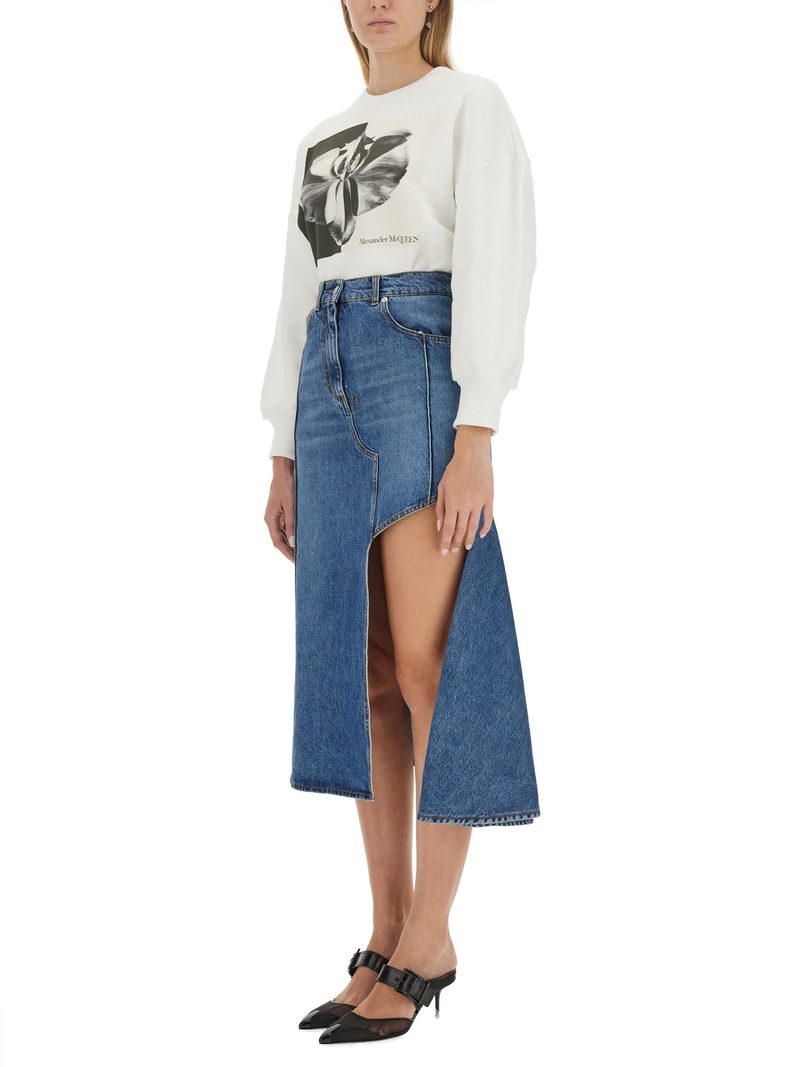 Alexander McQueen Printed Sweatshirt - Multicolor