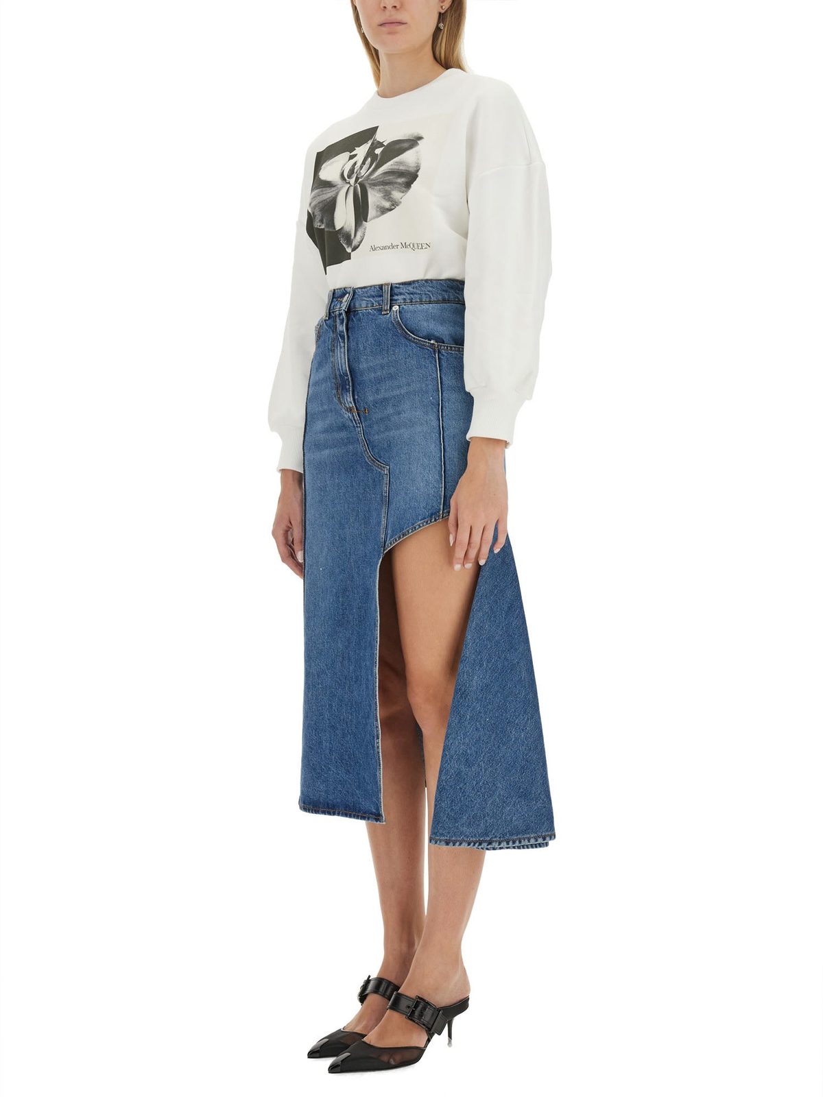 Alexander McQueen Printed Sweatshirt - Multicolor - Image 4 of 4