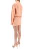 Off-White Satin Mini Shirt Dress - Salmon Pink - Thumbnail 3