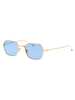 Thom Browne Ues936b-g0001 Sunglasses - 18K Gold Plate Titanium / Blue Lens - Thumbnail 2
