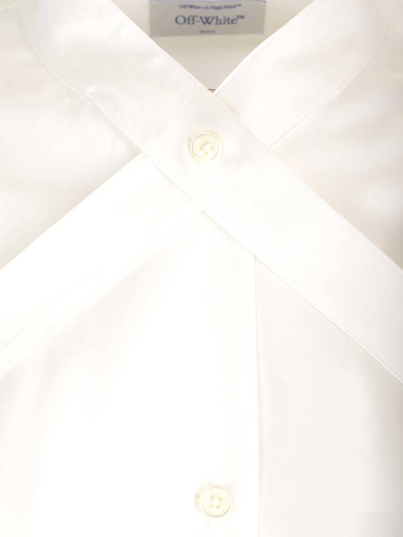Off-White Crossed Bands Shirt - White