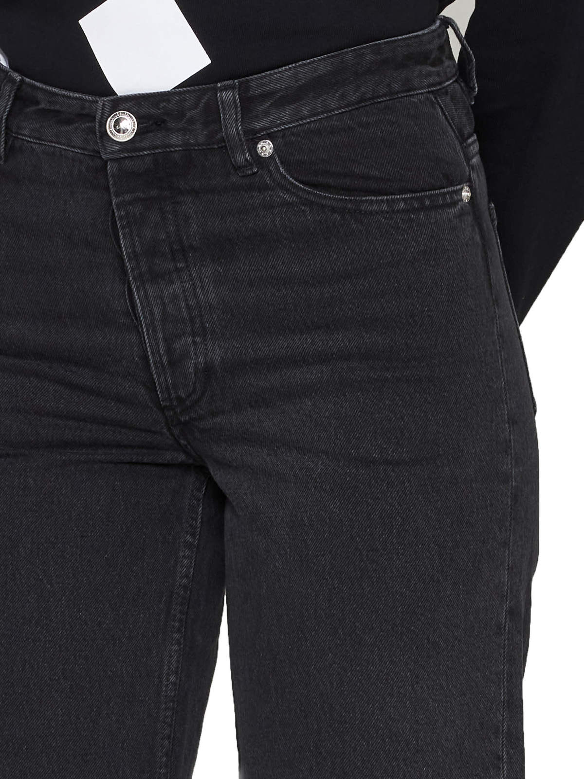 A.P.C. Elisabeth Denim Jeans - Washed Black - Image 5 of 5