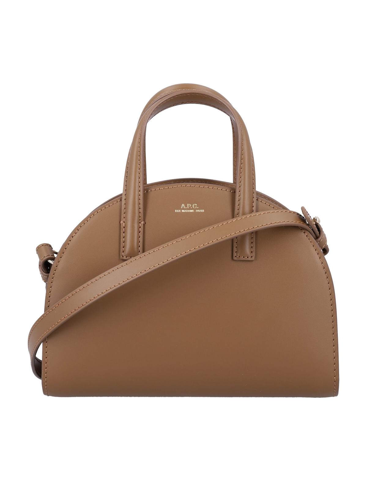 A.P.C. Demi Lune Small Tote - Terre - Image 1 of 4