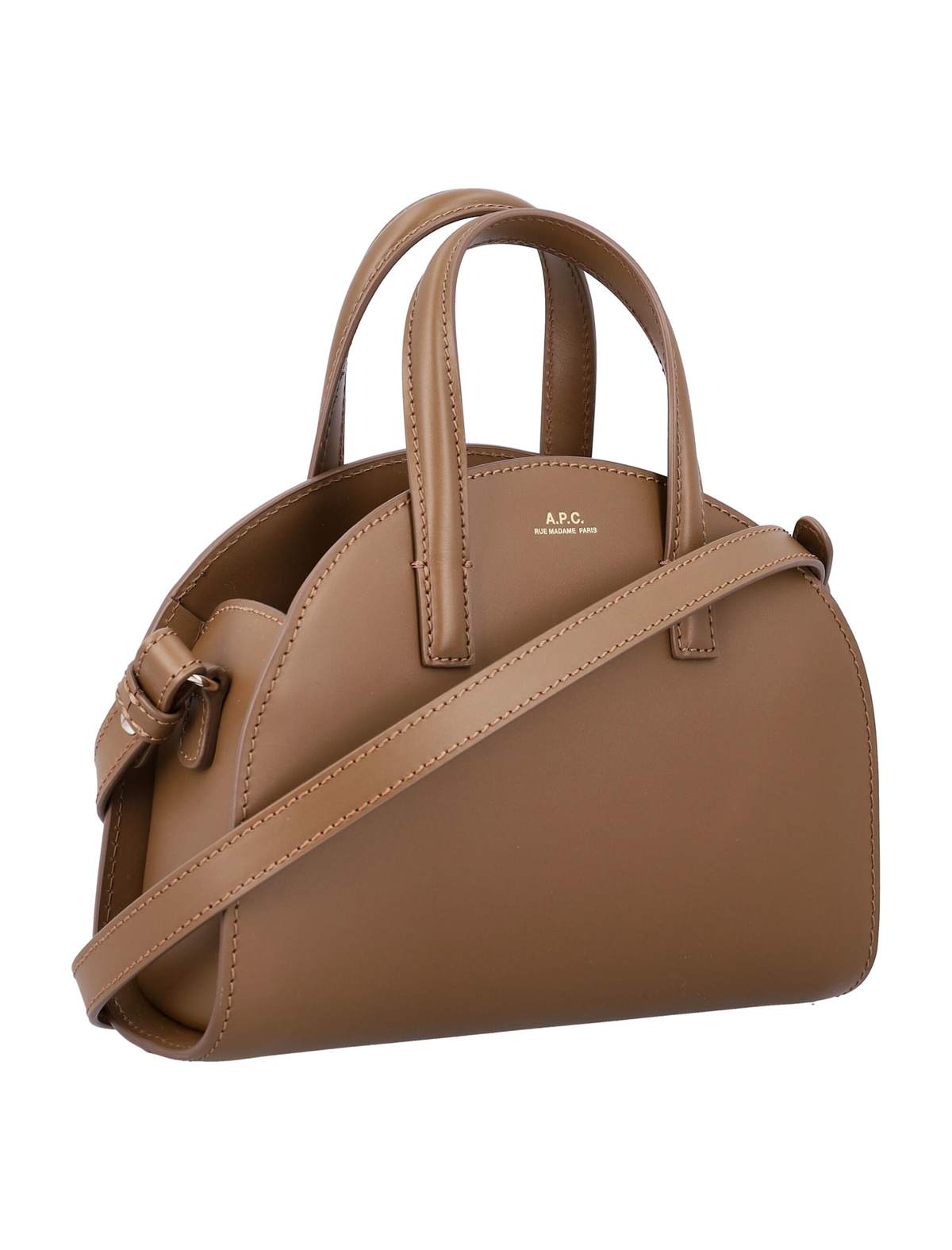 A.P.C. Demi Lune Small Tote - Terre - Image 2 of 4
