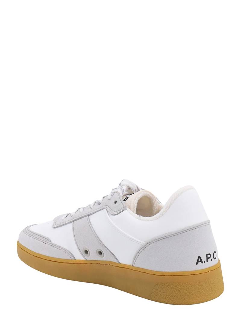 A.P.C. Leather And Suede Sneakers - White