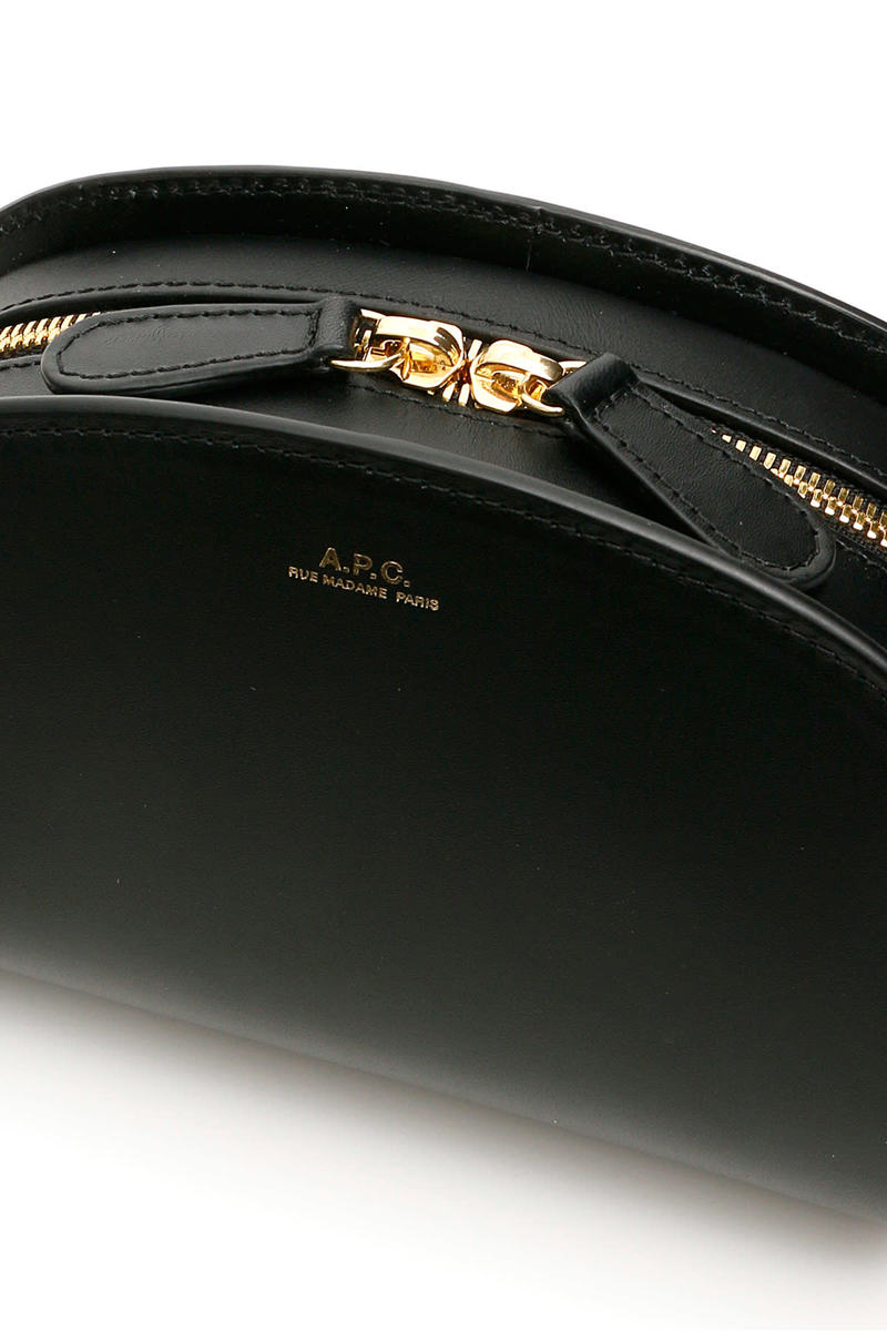 A.P.C. Demi Lune Crossbody Bag - Black