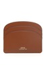 A.P.C. Half Moon Card Holder - Noisette - Thumbnail 1
