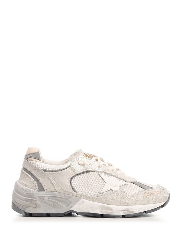 Golden Goose Running Dad Sneakers - White/Silver