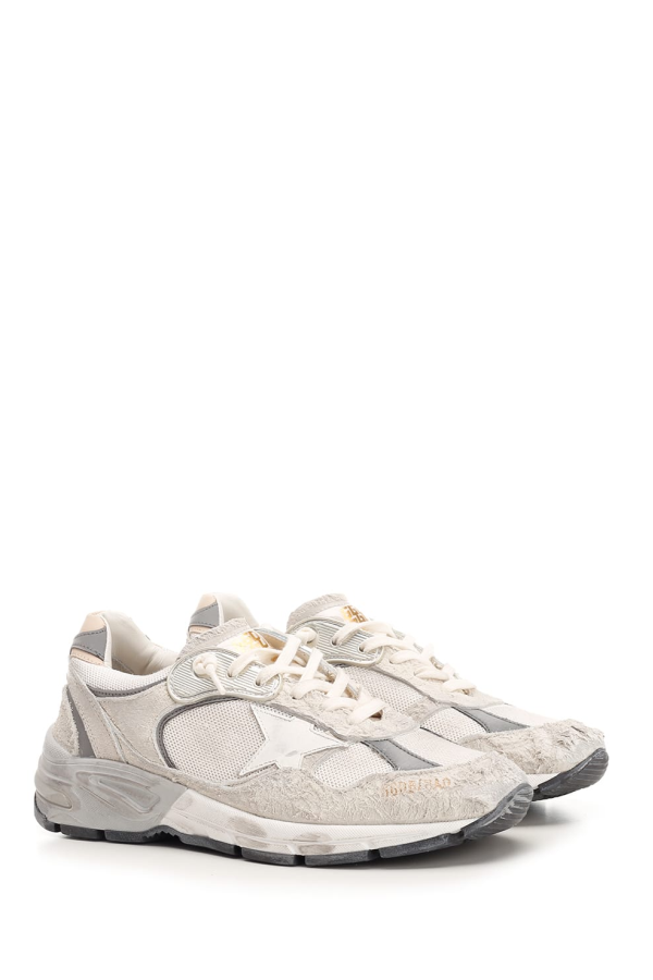 Golden Goose Running Dad Sneakers - White/Silver
