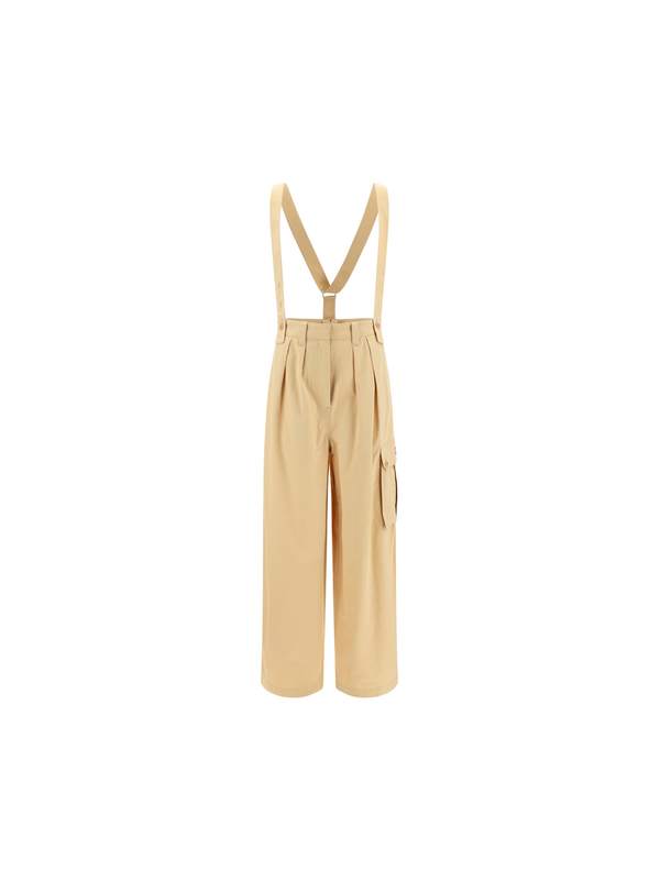 Kenzo Cotton Dungarees - Beige
