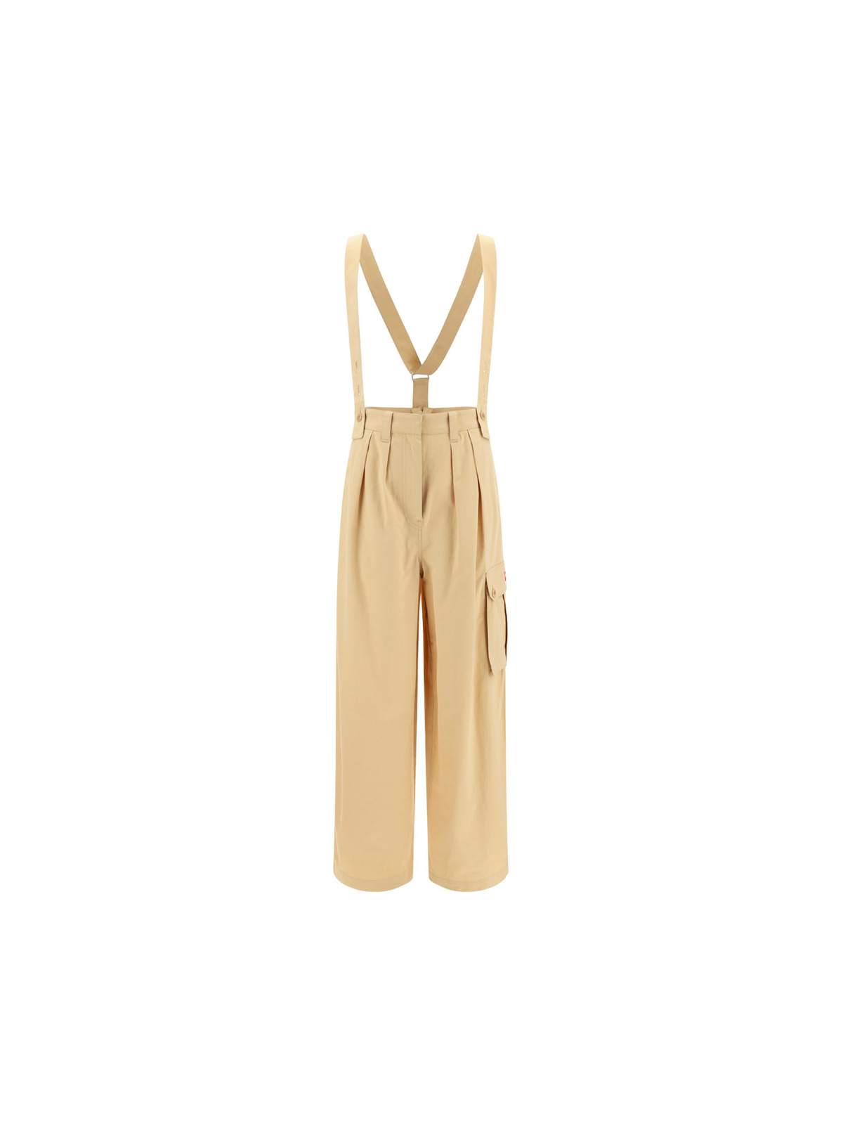 Kenzo Cotton Dungarees - Beige - Image 1 of 3