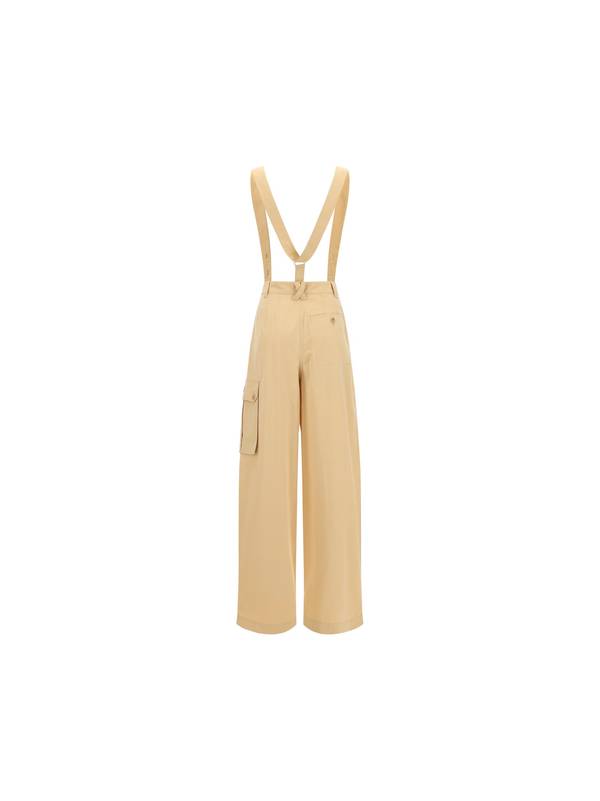 Kenzo Cotton Dungarees - Beige