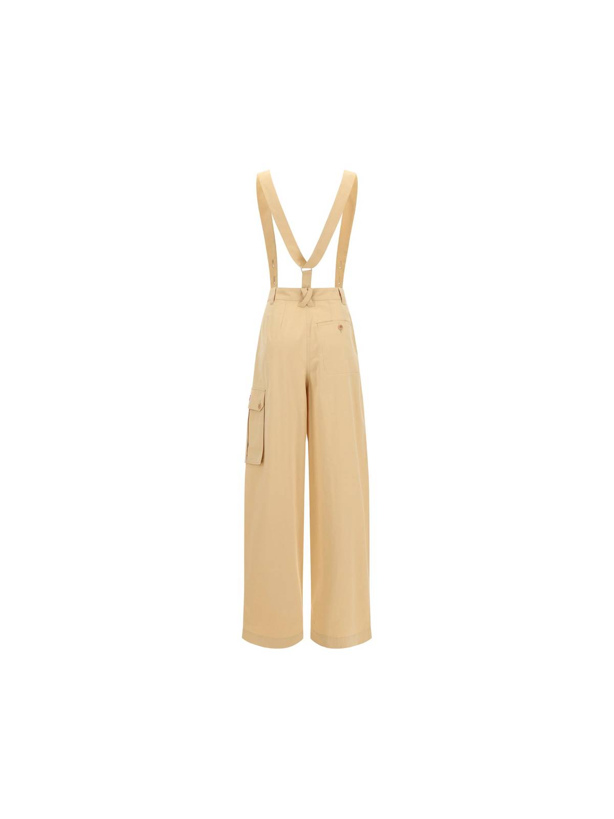 Kenzo Cotton Dungarees - Beige - Image 2 of 3