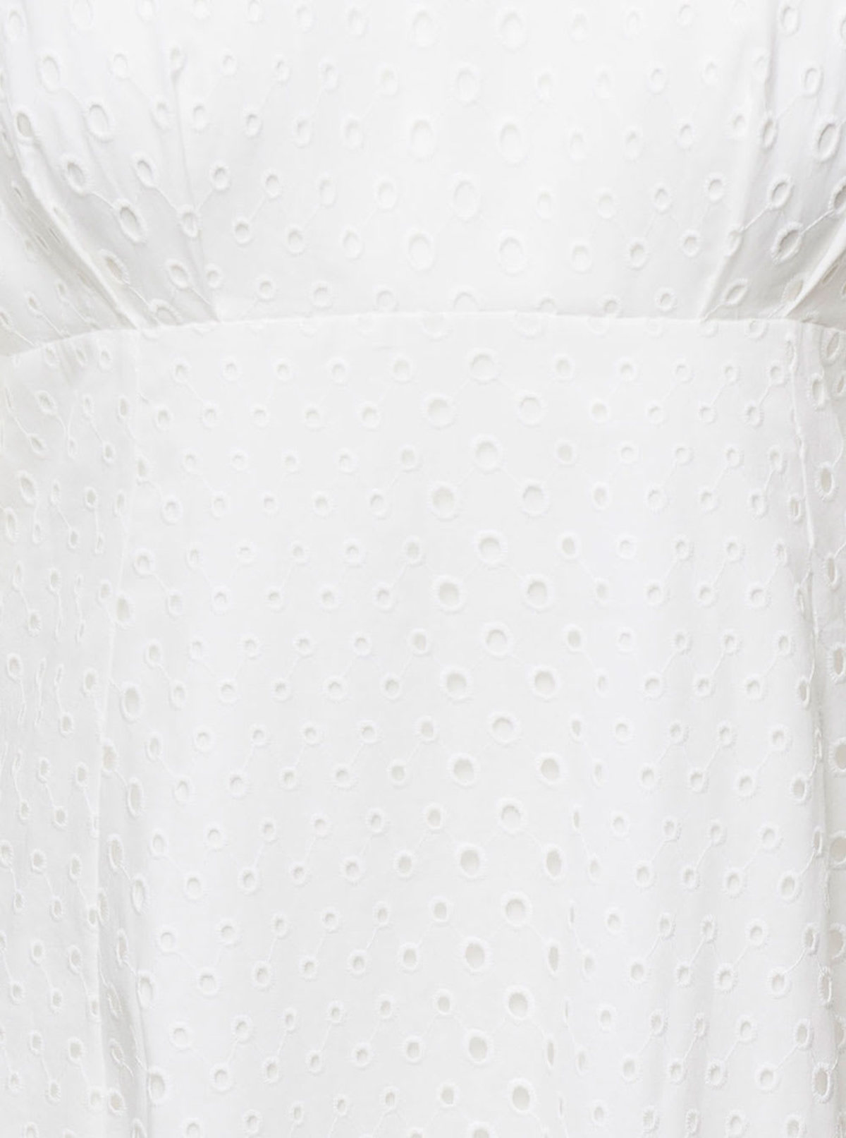 Kenzo Short-Sleeved Flared Midi Dress - White - Image 3 of 3