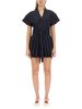 Kenzo Kimono Flared Cut Dress - Navy - Thumbnail 1