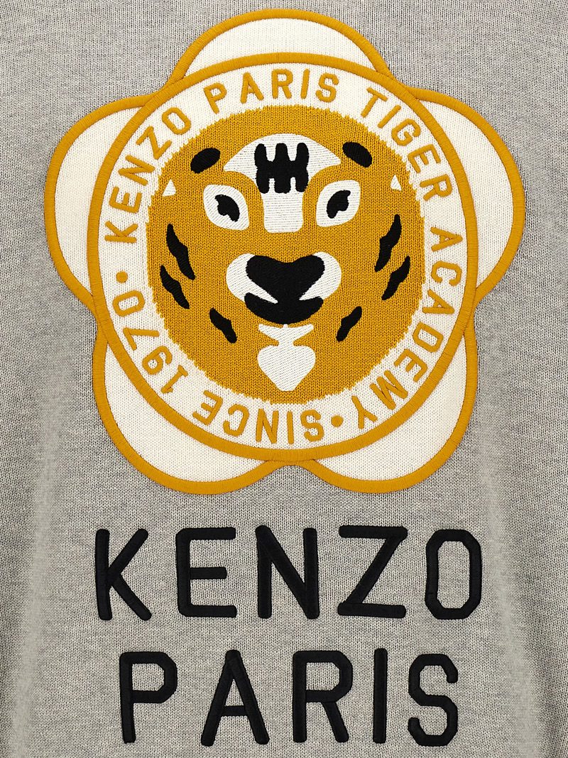 Kenzo Tiger Academy Sweater - Gray