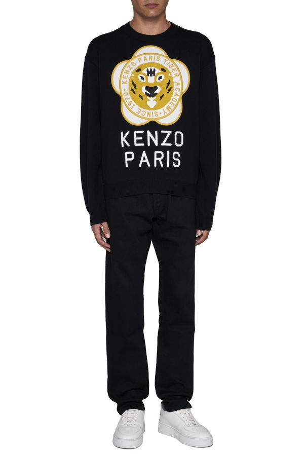 Kenzo Wool Blend Sweater - Black